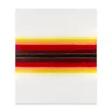 Lawrence Calcagno, Floating Red Horizon, 1967, oil on canvas