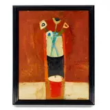 Raimonds Staprans, Vase with Flowers, 1960, oil on canvas