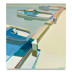 Raimonds Staprans, Morning Mist, 1986, oil on canvas