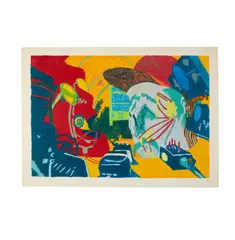 Irving Marcus, Untitled, 1980, oil pastel on paper