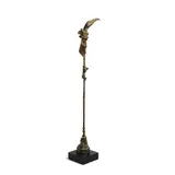 Lee Mullican, Bird Totem #4, 1983, bronze