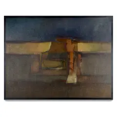 Kenneth Goehring, Dark Landscape #405, 1985, oil on canvas