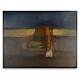 Kenneth Goehring, Dark Landscape #405, 1985, oil on canvas