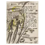 H. C. Westermann, Autumn on Mohawk St: Chicago '67, 1978, watercolor and ink on paper