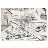 H. C. Westermann, Ex Boxer and a Death Ship, 1974, ink on paper