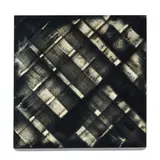Ed Moses, #1 Blk/White, 2013, acrylic on canvas