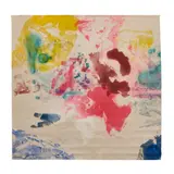 Jessica Warboys, Marbling Melliz, 2013, oil on unstretched canvas