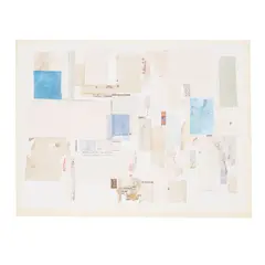 William Dole, Cold Comfort, 1968, paper and printed paper collage on paper