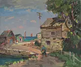Antonio Cirino, Lane's Cove, Gloucester, Massachusetts, oil on canvas