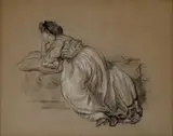 William James Glackens, Girl Reclining