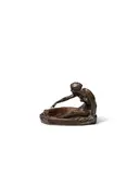 Harriet Whitney Frishmuth, Girl with Frog (Frog Ashtray)