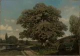 Henry Pember Smith, The Old Oak Tree, circa 1890, oil on canvas