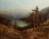 Hugo Anton Fisher, Sierra Lake View, oil on canvas