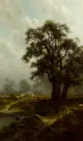 Valley Oak by Ransome Gillett Holdridge, oil on canvas, offered Aug 2022