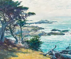 Guy Rose, Off Point Lobos, oil on canvas