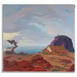Maurice Del Mue, Fisherman Cottage (Mendocino Coast), oil on canvas