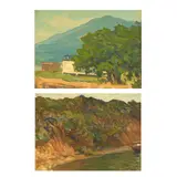 Gottardo Piazzoni, Boat near Beach, Green Brae and Green Brae (a group of two)