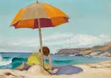 Marjory Madden Adams Darling, Vacation Days, Laguna Beach, Calif., oil on board
