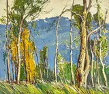 Millard Sheets, Windswept Hill