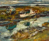 Maurice Logan, Green Water, oil on canvas