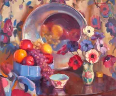 John Hubbard Rich, Favorites on the artist's table, oil on canvas