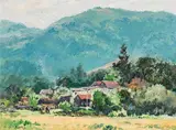 Albert Thomas Derome, Los Gatos and Spanish Bay Dunes, 17 Mile Drive (a group of two)