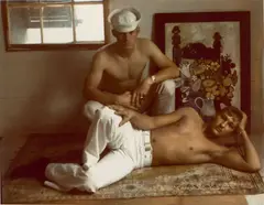 Marie Cosindas, Sailors, Key West, 1966, 2010, Chromogenic print