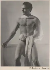 Dora Maar, Male Nude with Orb, 1935, Gelatin silver print