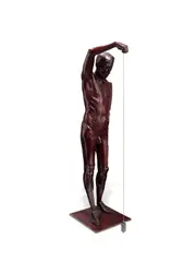 Mauro Corda, Fil a plomb, bronze with brown patina