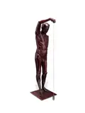 Mauro Corda, Fil a plomb, bronze with brown patina