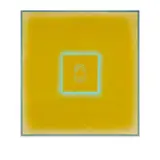 Billy Al Bengston, The Alamo - Yellow, 1969, lacquer and polyester resin on aluminum
