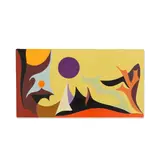 Karl Stanley Benjamin, Yellow Landscape, 1953, oil on canvas