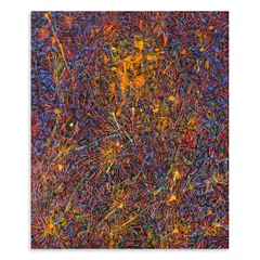 Lee Mullican, Shooting Chant, 1985/1992-93, oil on canvas