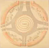 Robert Irwin, South Roundabout, Proposed 1992 (project pending), Las Vegas, 1992, colored pencil on paper