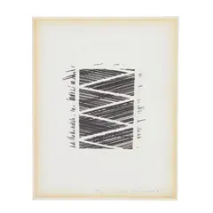 Untitled by Ed Moses, 1974, graphite on paper, sold Apr 2022