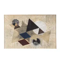 Tom Wudl, Untitled, 1973, acrylic lacquer on perforated rice paper