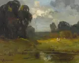 Giuseppe Cadenasso, Windy day in the country