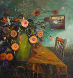 Selden Connor Gile, My Table and Chair: Flowers