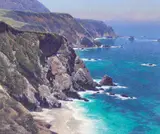 Dennis M. Doheny, View from the Bridge at Bixby Creek (Big Sur)
