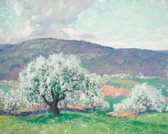 Frank Swift Chase, Spring Blossom, oil on canvas