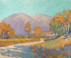 Alson S. Clark, Road to the Hills, oil on canvas