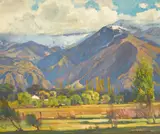 William Wendt, Snow above the ranch