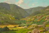 Hanson Puthuff, California hills, oil on canvas