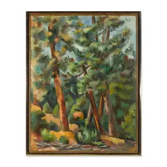 Andrew Dasburg, Piñon pine (Taos Mountains), oil on canvas