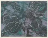 Stanley William Hayter, Witches' Sabbath (Black & Moorhead 239), 1957-58, engraving and soft-ground etching in colors, on wove paper