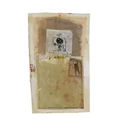 Hannelore Baron, Untitled (C80-038), 1980, ink, watercolor, fabric and collage on paper