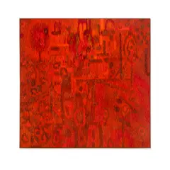 Lee Mullican, Untitled, 1962, oil on canvas