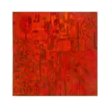 Lee Mullican, Untitled, 1962, oil on canvas