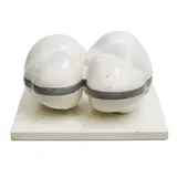 Amalia de Schulthess, Canto d' Estate, No. 1, Variation No. VII, 1972-1973, Bianco Statuario and Grigio Imperiale marble