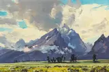 Conrad Schwiering, After a Squall, oil on Masonite